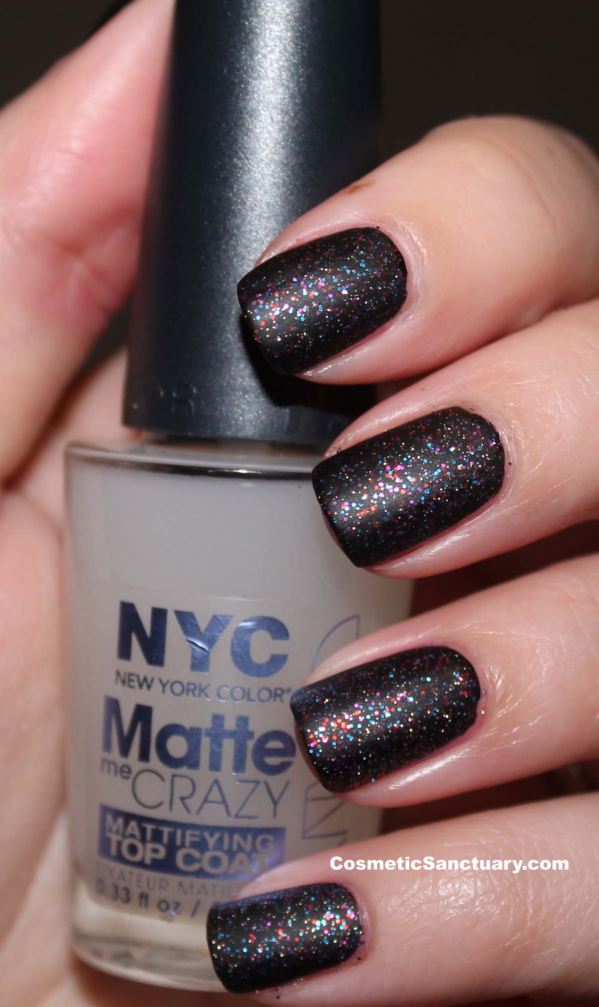 teenager scaring Ubarmhjertig NYC Big City Sparkle and Matte Me Crazy Review and Swatches
