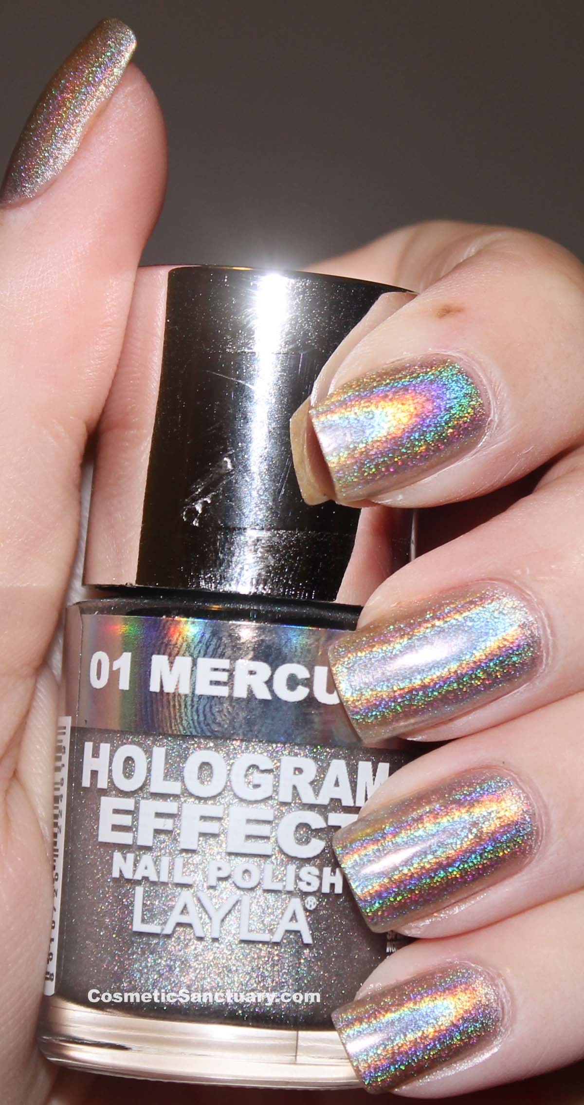 Hologram Effect Nail Swatches and Review