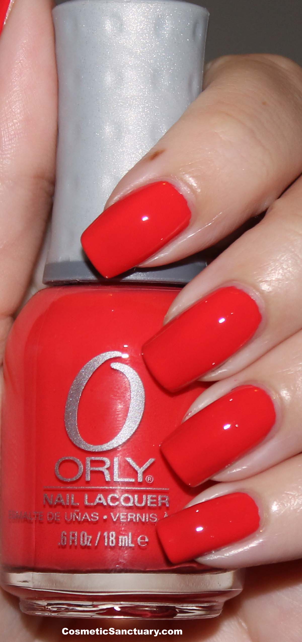 orly red nail polish