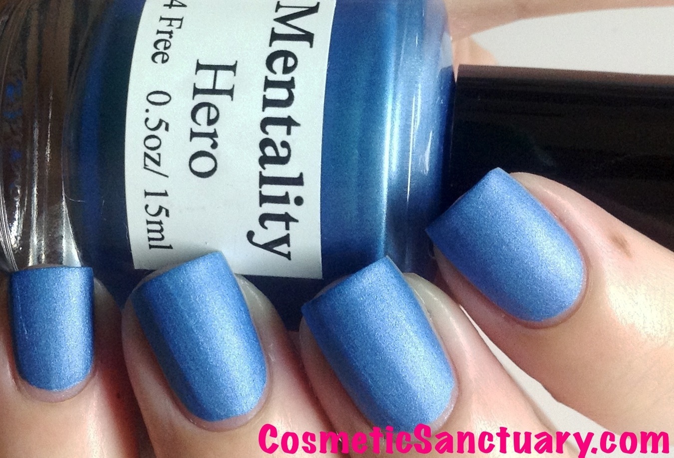 Mentality Nail Polish The Blue Mattes Swatches and Review