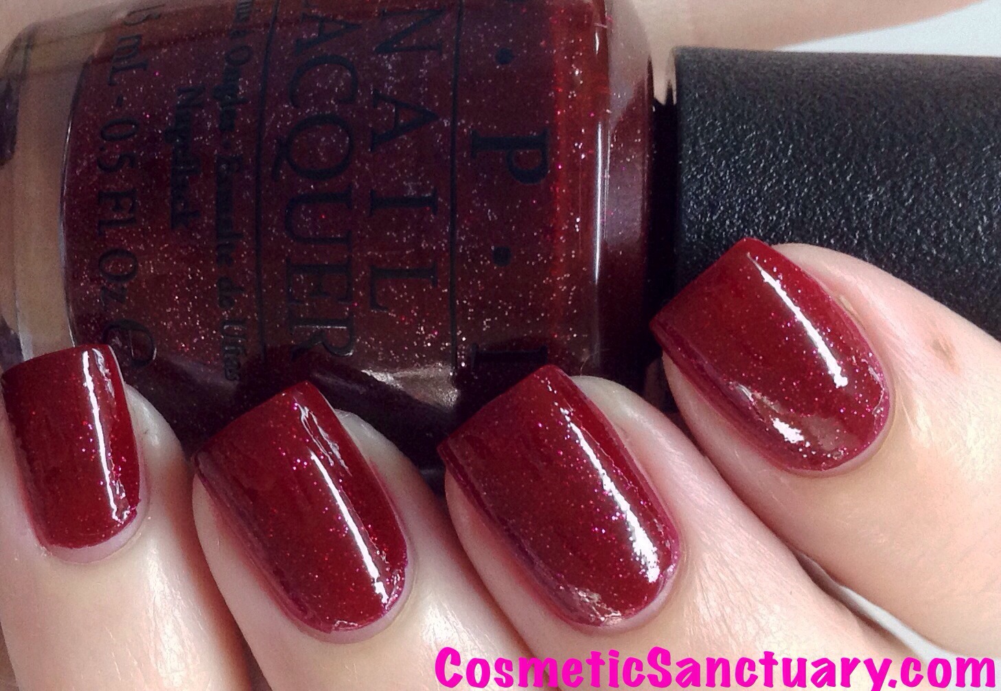 candy apple red nail polish opi