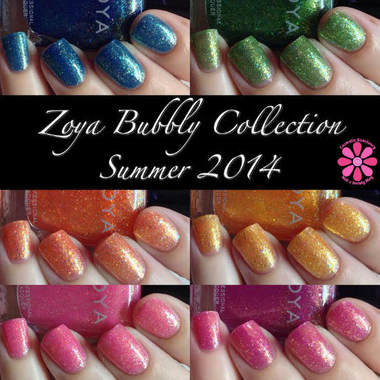 REVIEW & SWATCHES: Zoya Bubbly Collection