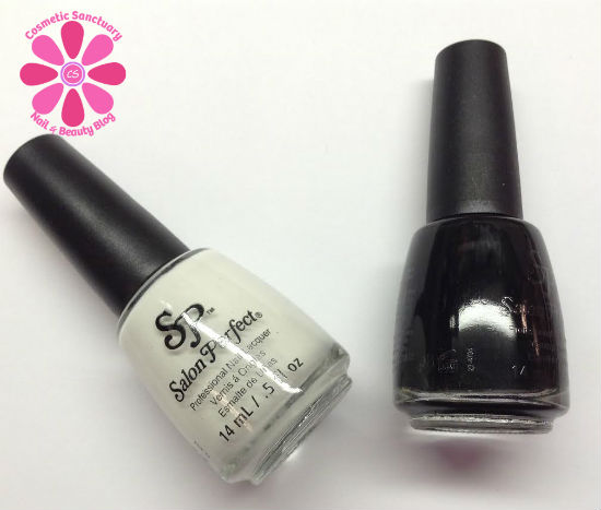 Salon Perfect Lacquer Basics Duo Oil Slick & Sugar Cube Swatches, Review & Nail Art - Cosmetic Sanctuary Salon Perfect Lacquer Basics Duo Oil Slick & Sugar Cube Swatches, Review & Nail Art - Cosmetic Sanctuary