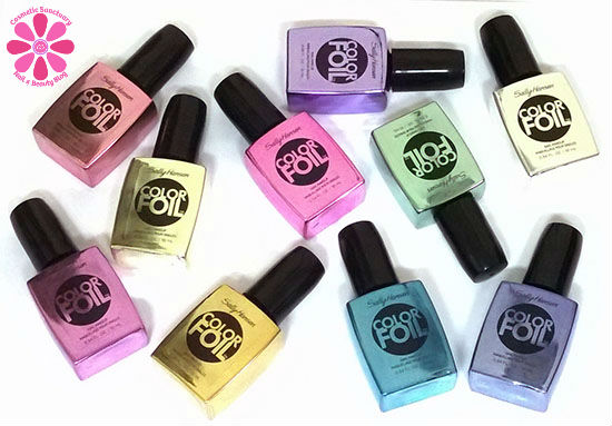 Sally Hansen Color Foil Collection Swatches & Review - Cosmetic Sanctuary Sally Hansen Color Foil Collection Swatches & Review - Cosmetic Sanctuary