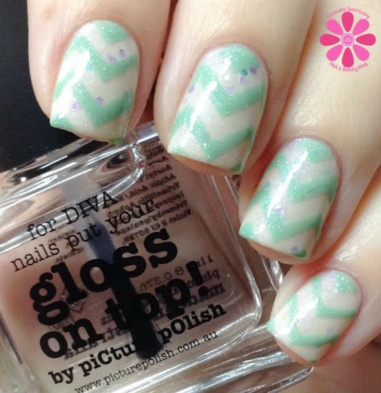 Gloss TOp Coat Zig Zag