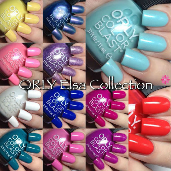 ORLY Color Blast Limited Edition Elsa (Frozen) Collection Swatches & Review  - Cosmetic Sanctuary