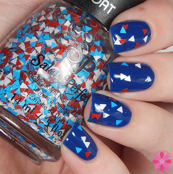 Salon Perfect Rockin The Red, White & Blue Collection Pa-TRI-otic Swatch