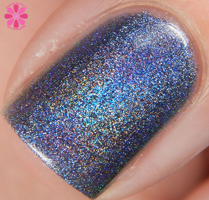 Glisten & Glow Cocktails Anyone? Round 2 Collection Blue On Blue Swatch Macro