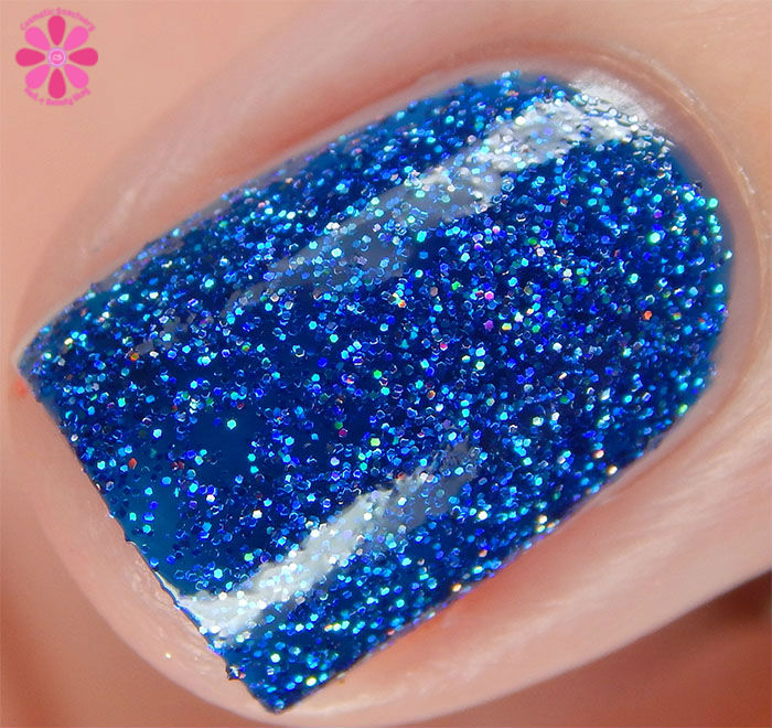 Girly Bits What Really Happened In Vegas Blue Ribbon Cankles Swatch Macro