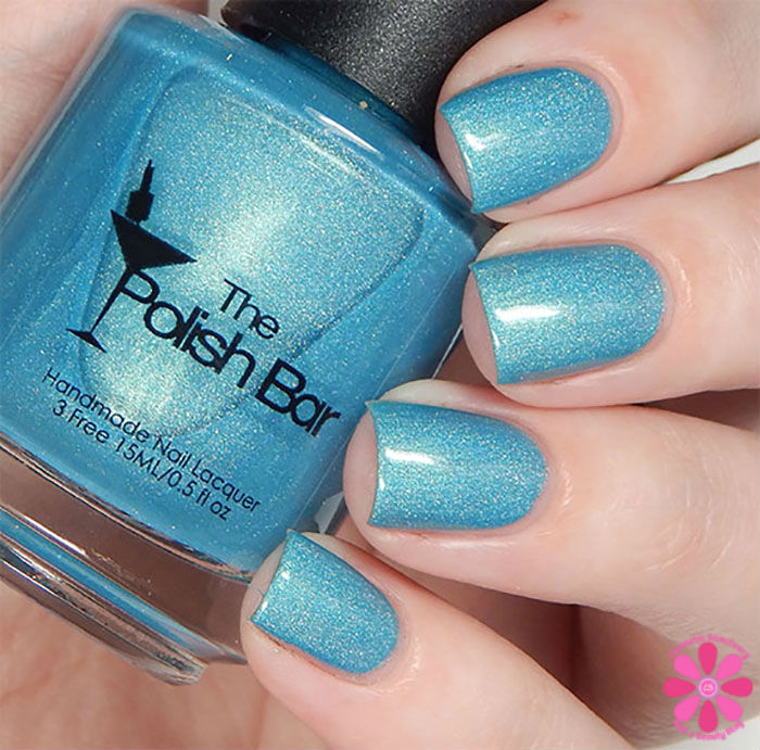 August Addicted to Holos Indie Box The Polish Bar Surf Blue Swatch