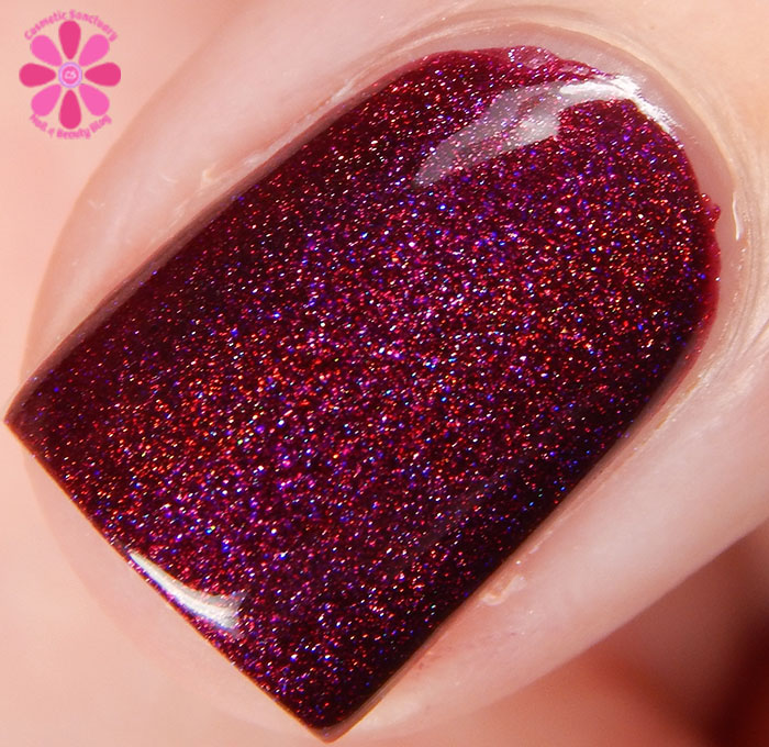 Cupcake Polish Fall 2015 Collection Blood Hound Swatch Macro