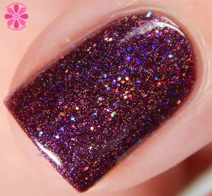 Glam Polish Darkly Dreaming Collection Dex, Lies, & Videotape Swatch Macro