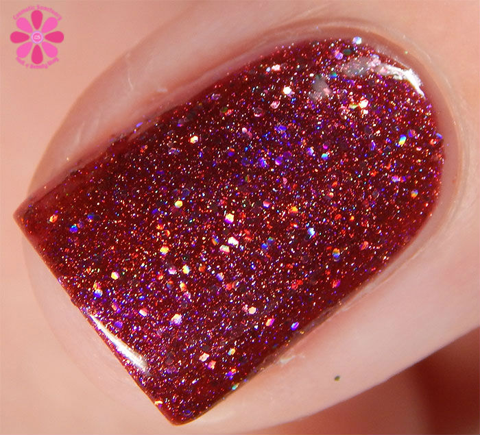 Glam Polish Darkly Dreaming Collection Scar Tissue Swatch macro