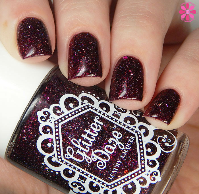 GlitterDaze The Winter Night Trio Fiery Embers Swatch