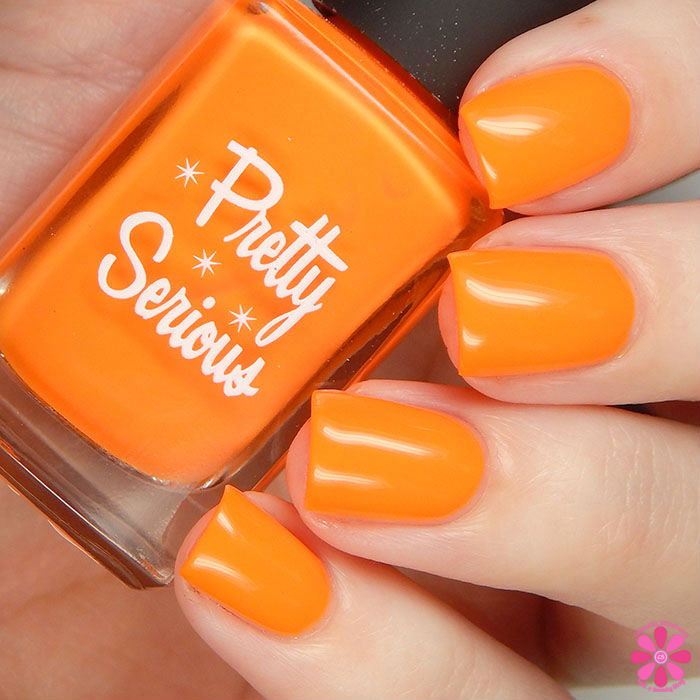 Pretty Serious Cosmetics Pet Names Collection Part 2 Pumpkin Head Swatch