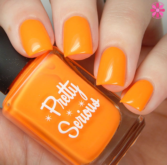 Pretty Serious Cosmetics Pet Names Collection Part 2 Pumpkin Head Swatch