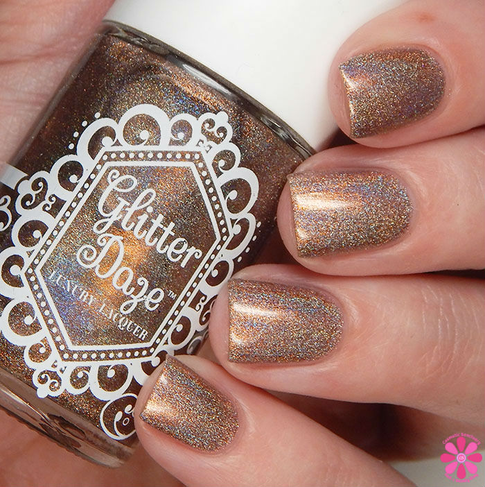 Glitter Daze The Glitz & Glam Trio Rose On Ice Swatch