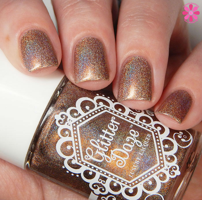 Glitter Daze The Glitz & Glam Trio Rose On Ice Swatch