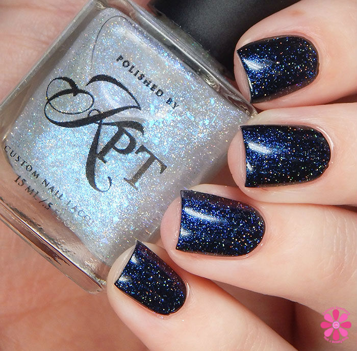 Polished by KPT Cosmic XOdus II Collection Snow On Saturn over Black