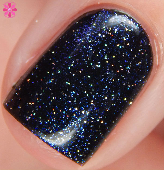 Polished by KPT Cosmic XOdus II Collection Snow On Saturn over Black Macro