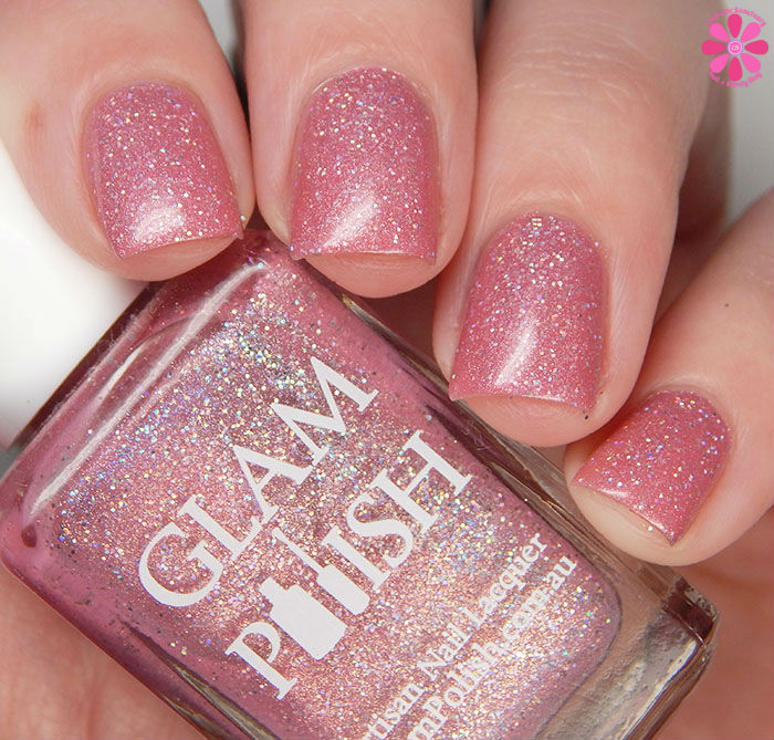 Glam Polish Alphabet City Collection The More You Ruv Someone Swatch