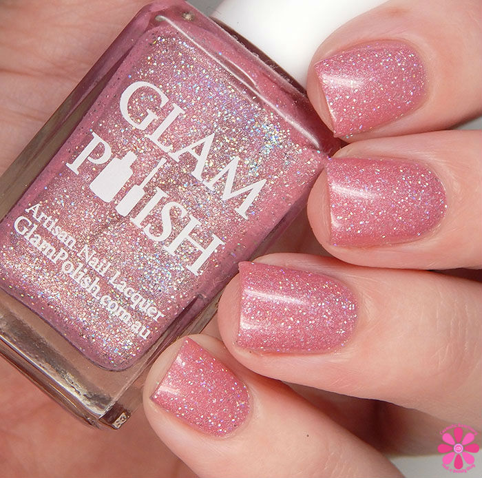 Glam Polish Alphabet City Collection The More You Ruv Someone Swatch