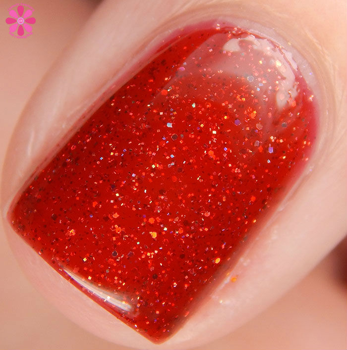 Darling Diva Polish The Force Collection Part 2 Blood Is Thicker Swatch
