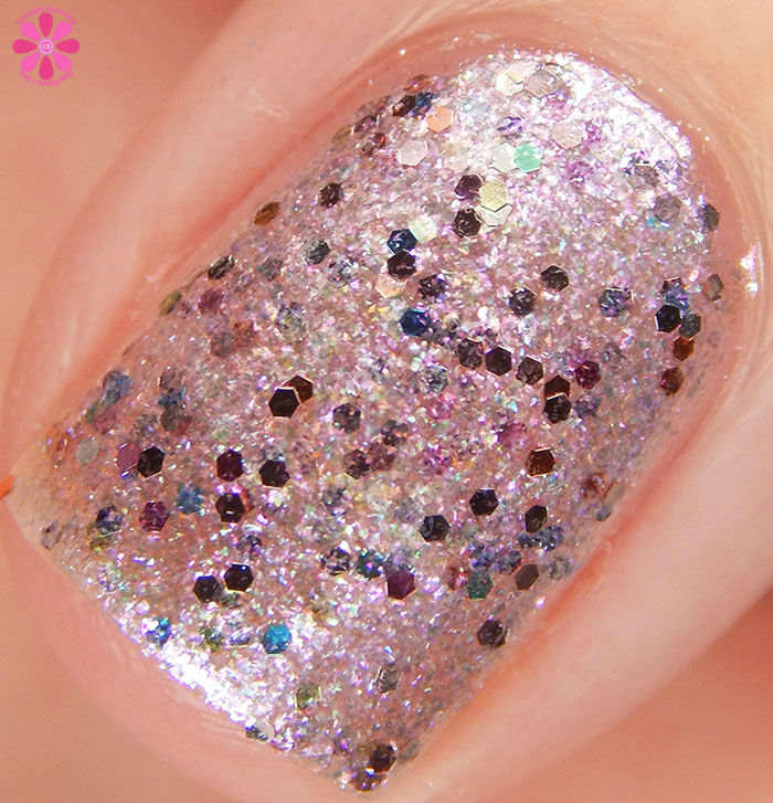 OPI Hello Kitty Collection Charmmy & Sugar Swatch Macro