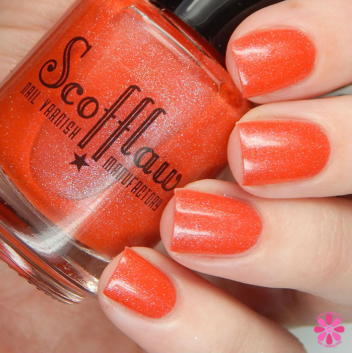 Scofflaw Nail Varnish Winter 2016 Collection Fire Imp Swatch
