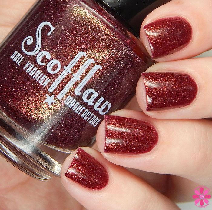Scofflaw Nail Varnish Winter 2016 Collection Heavy Metal Sewing Circle Swatch