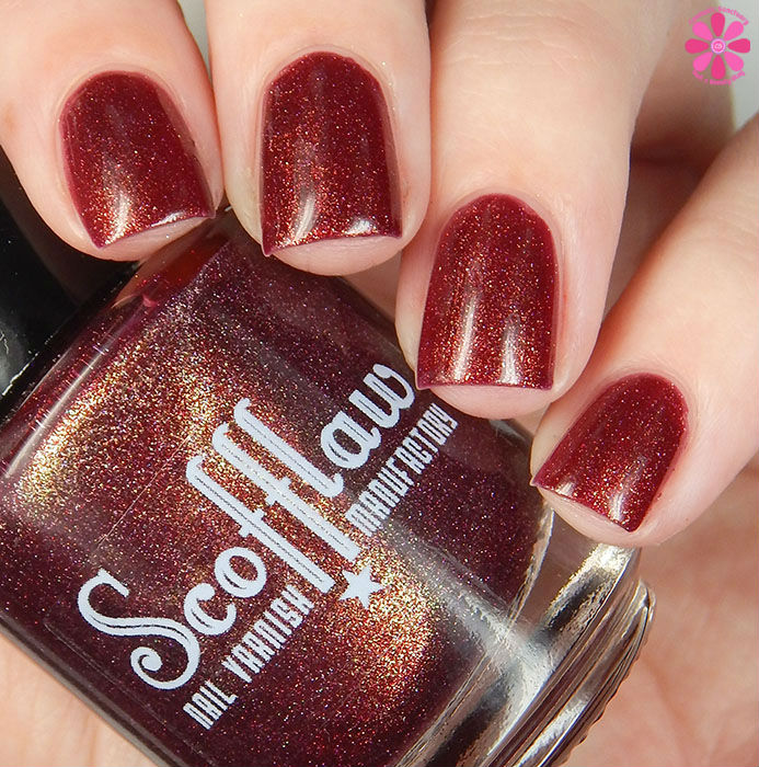 Scofflaw Nail Varnish Winter 2016 Collection Heavy Metal Sewing Circle Swatch