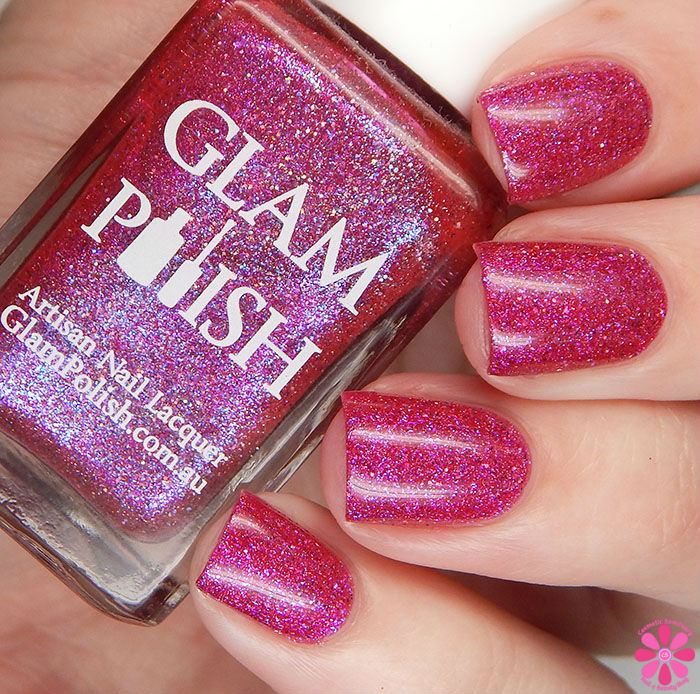 Glam Polish Limited Edition Valentines Trio Kiss The Girl Swatch