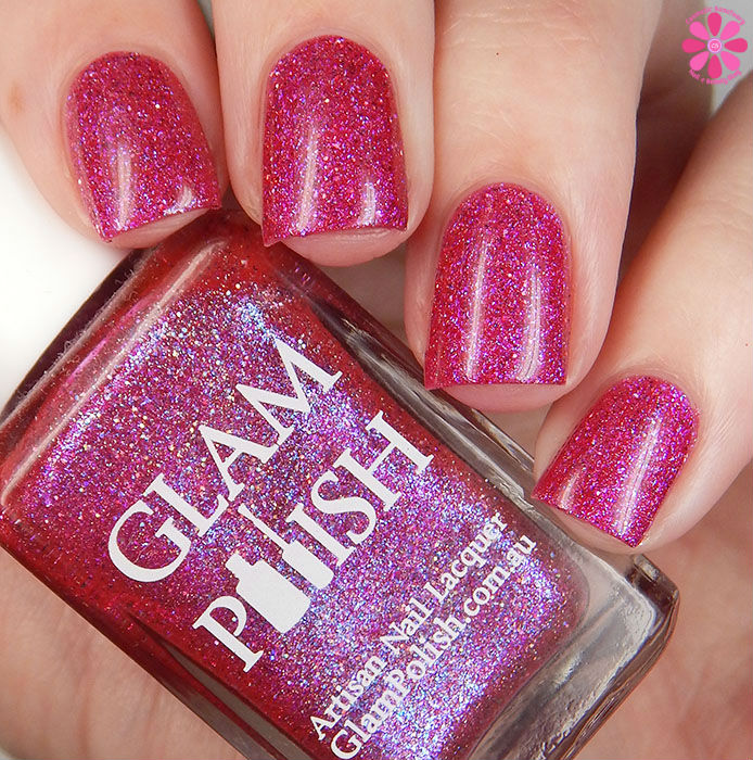 Glam Polish Limited Edition Valentines Trio Kiss The Girl Swatch