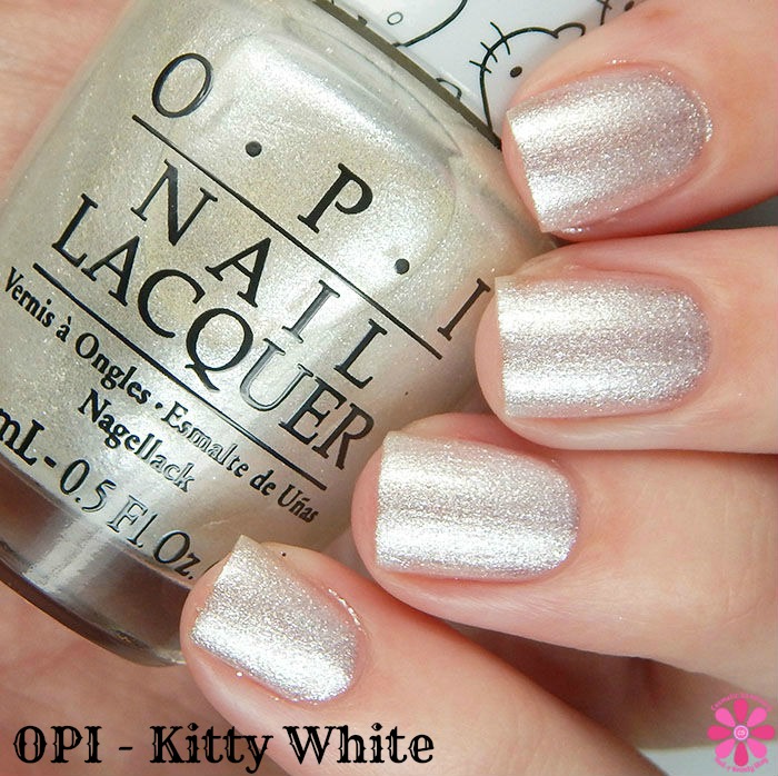 OPI Hello Kitty Collection Kitty White Swatch