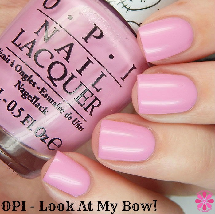 OPI Hello Kitty Collection Look At My Bow! Swatch