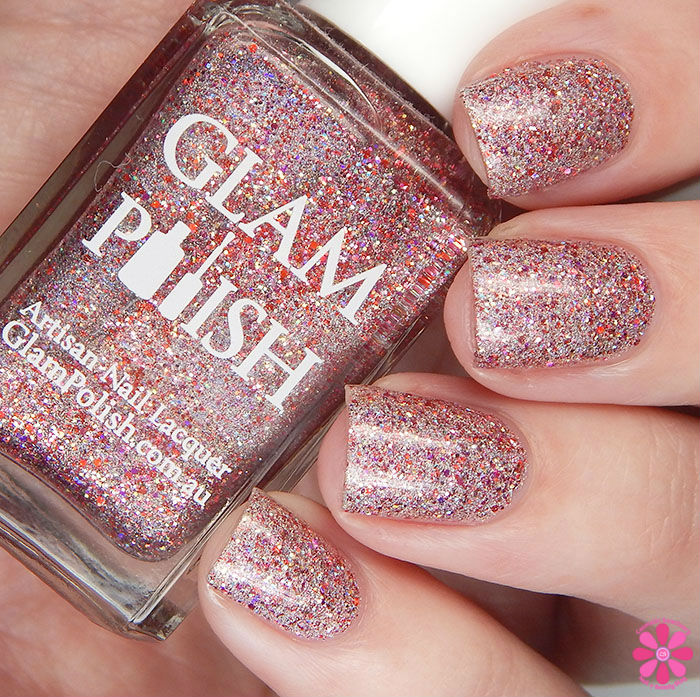 Glam Polish Limited Edition Valentines Trio Love Is An Open Door Swatch