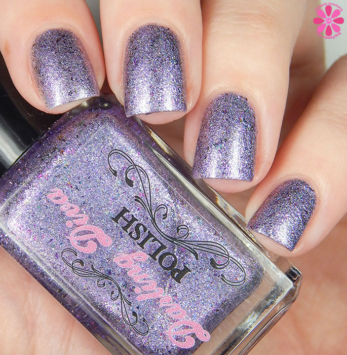 Darling Diva Polish The Force Collection Part 2 My M'Effen Lightsaber Is Purple Swatch