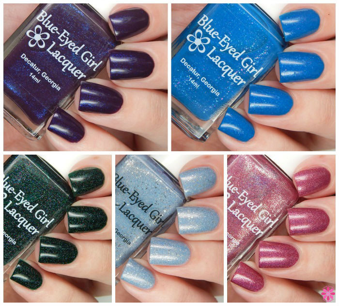 Blue-Eyed Girl Lacquer Innocence in the Moment Collection & Snowbunny Siren