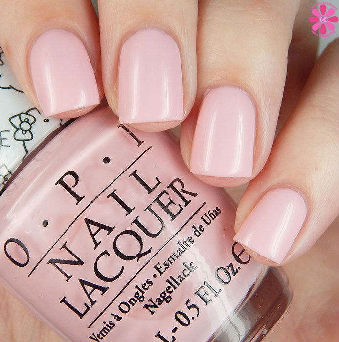 OPI Hello Kitty Collection OPI Small + Cute = ♥ Swatch