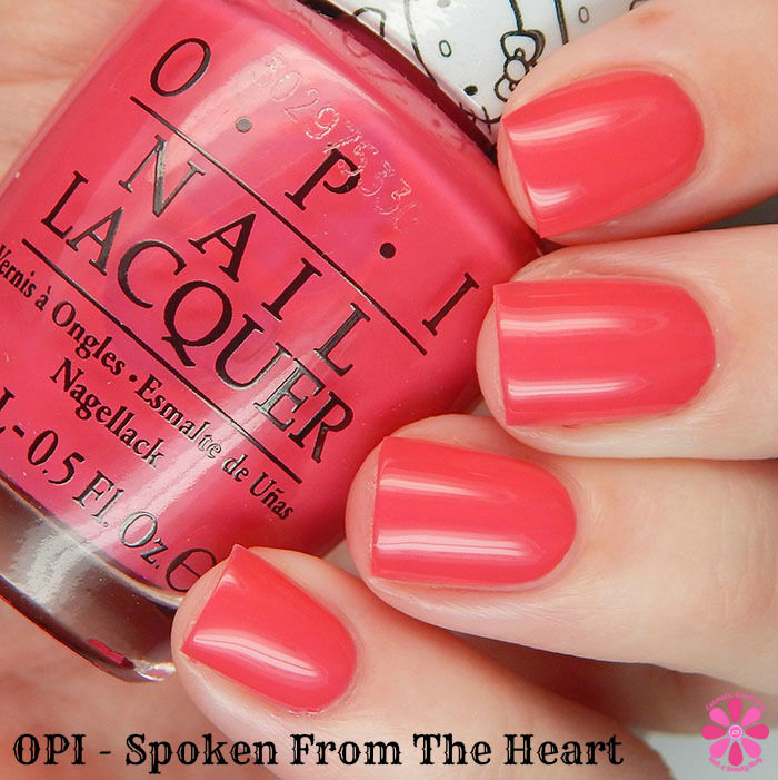 OPI Hello Kitty Collection OPI Spoken From The Heart Swatch