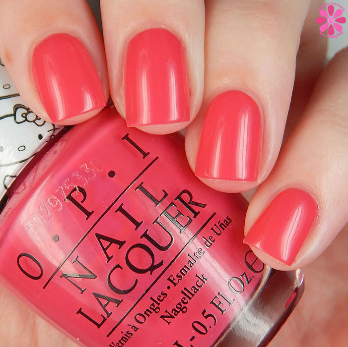 OPI Hello Kitty Collection OPI Spoken From The Heart Swatch