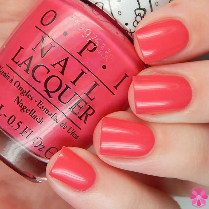 OPI Hello Kitty Collection OPI Spoken From The Heart Swatch