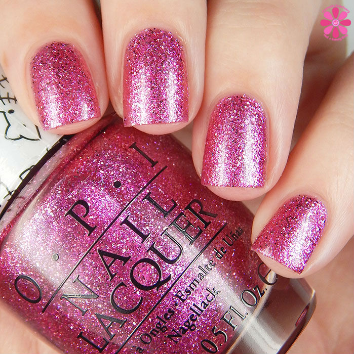 OPI Hello Kitty Collection Starry-Eyed For Dear Daniel Swatch