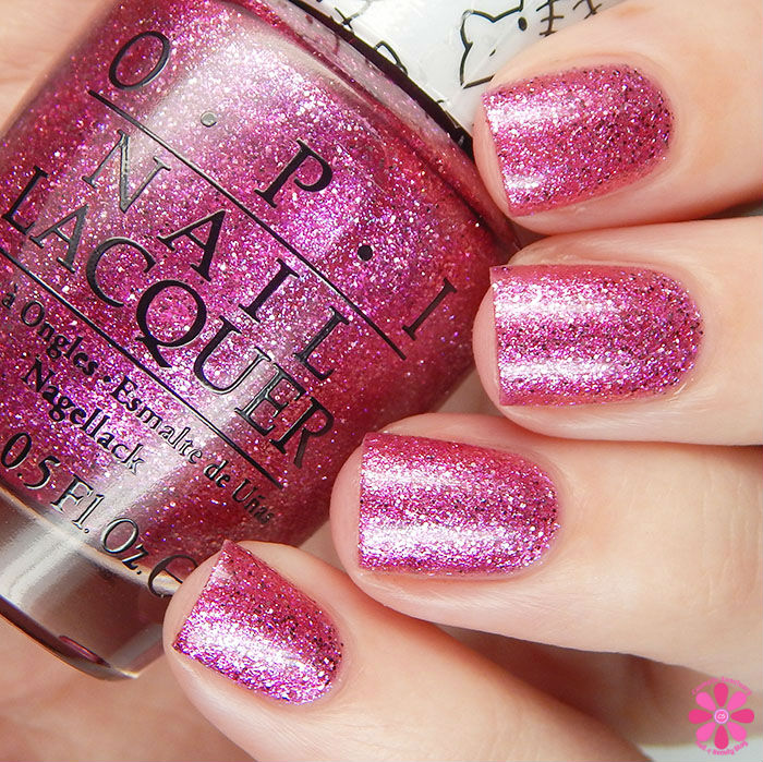 OPI Hello Kitty Collection Starry-Eyed For Dear Daniel Swatch
