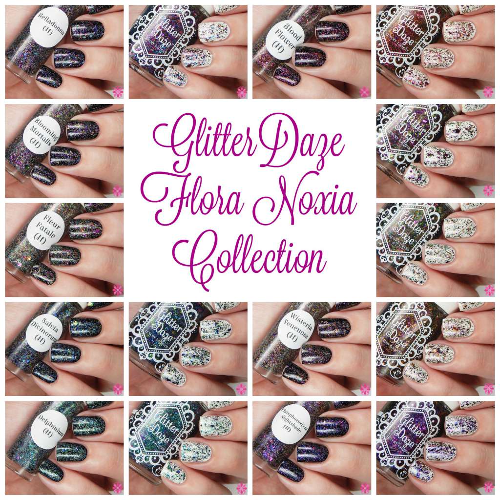GlitterDaze Flora Noxia Collection COver Collage