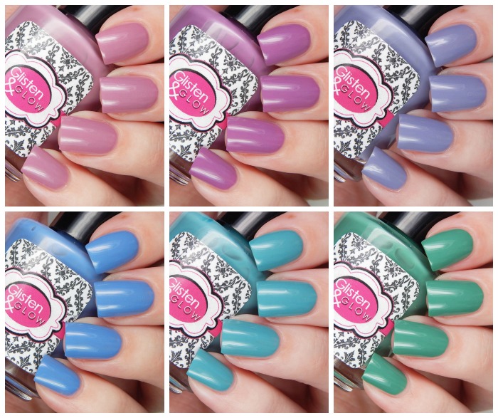 Glisten & Glow Serenity in Spring Collection Collage