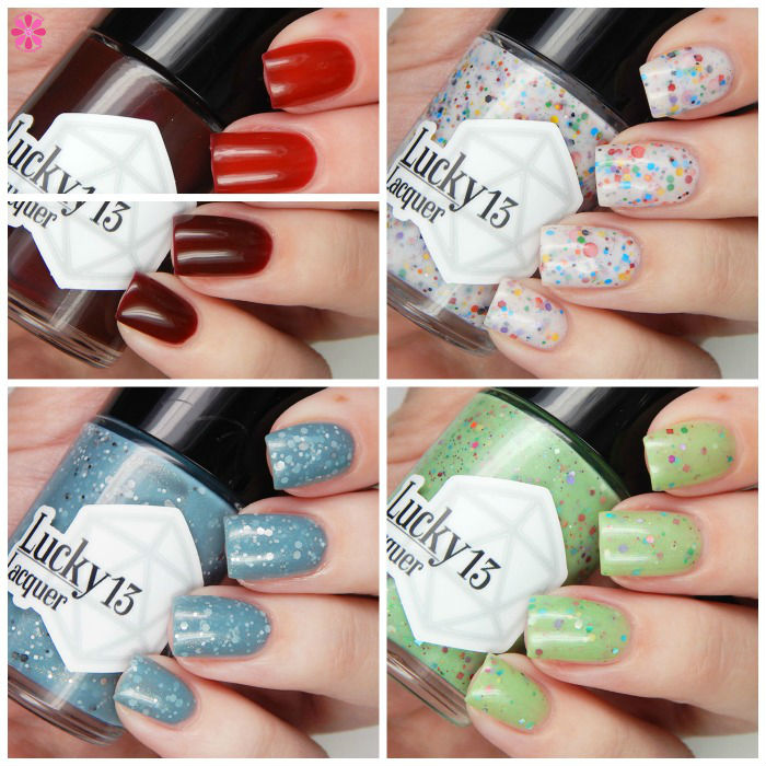 Lucky 13 Lacquer Knock 'Em Dead(pool) Collection Collage