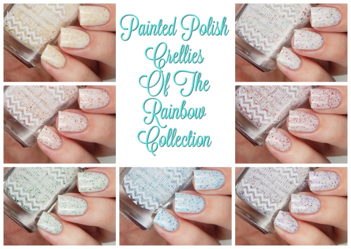 Painted Polish Crellies Of The Rainbow Collection Cover Collage