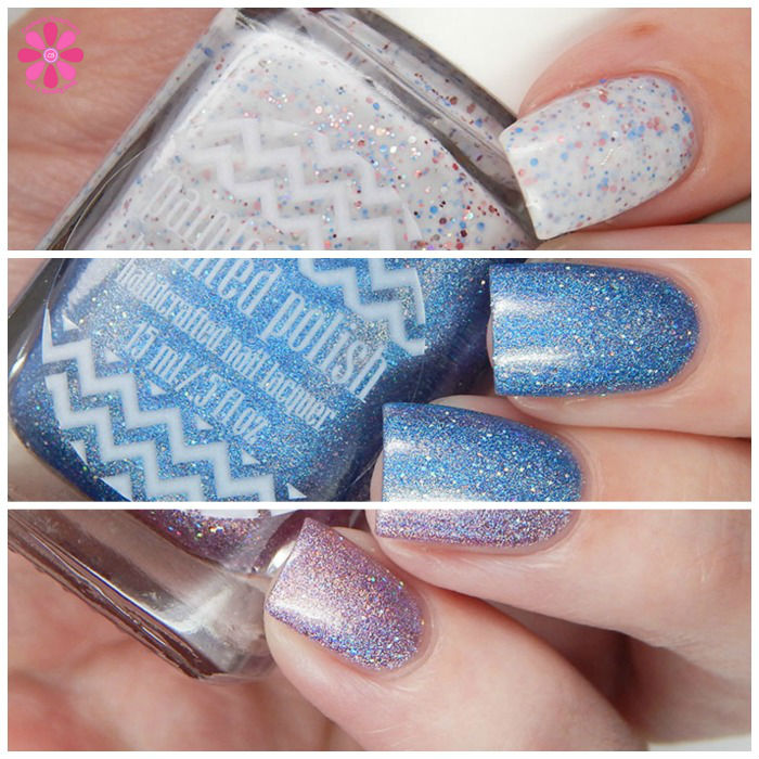 Painted Polish Mothers Day Trio Split Image