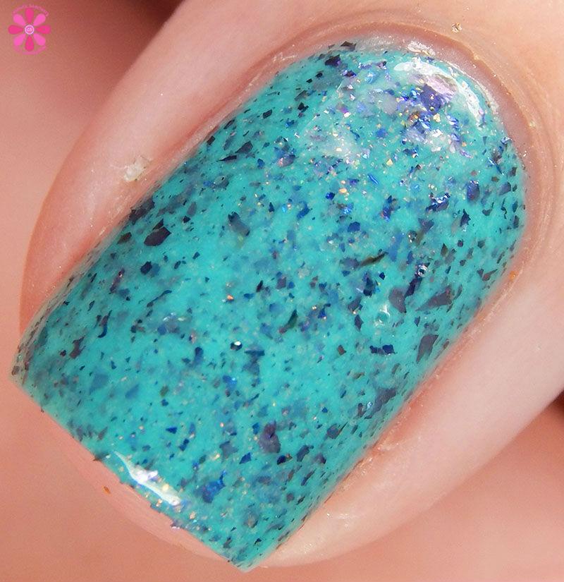 Blue Eyed Girl Lacquer Merman Pops MerMAN Macro